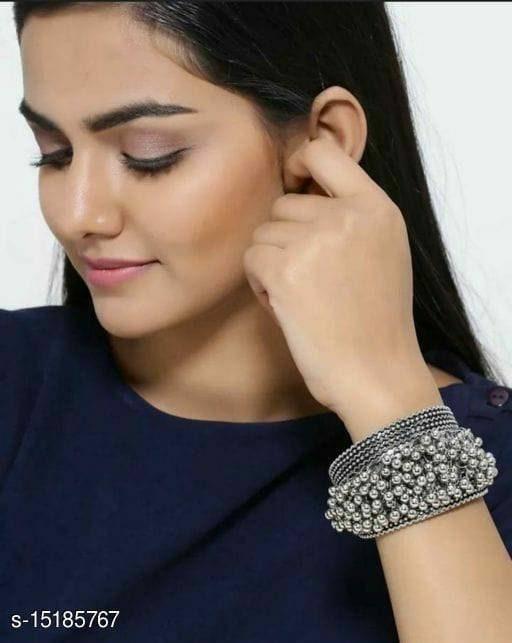 Buy Ghungroo Hand Cuff Kada Bracelet at affordable prices — free