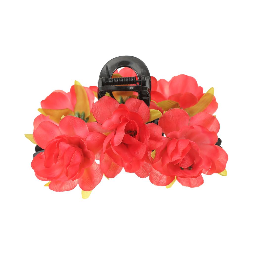 AWAYTR Julie Rose Blumen Haarspangen Floral Haarspangen Krabbe Für Frauen Mädchen Geschenk Haaraccessoires Valentinstag Kopfschmuck