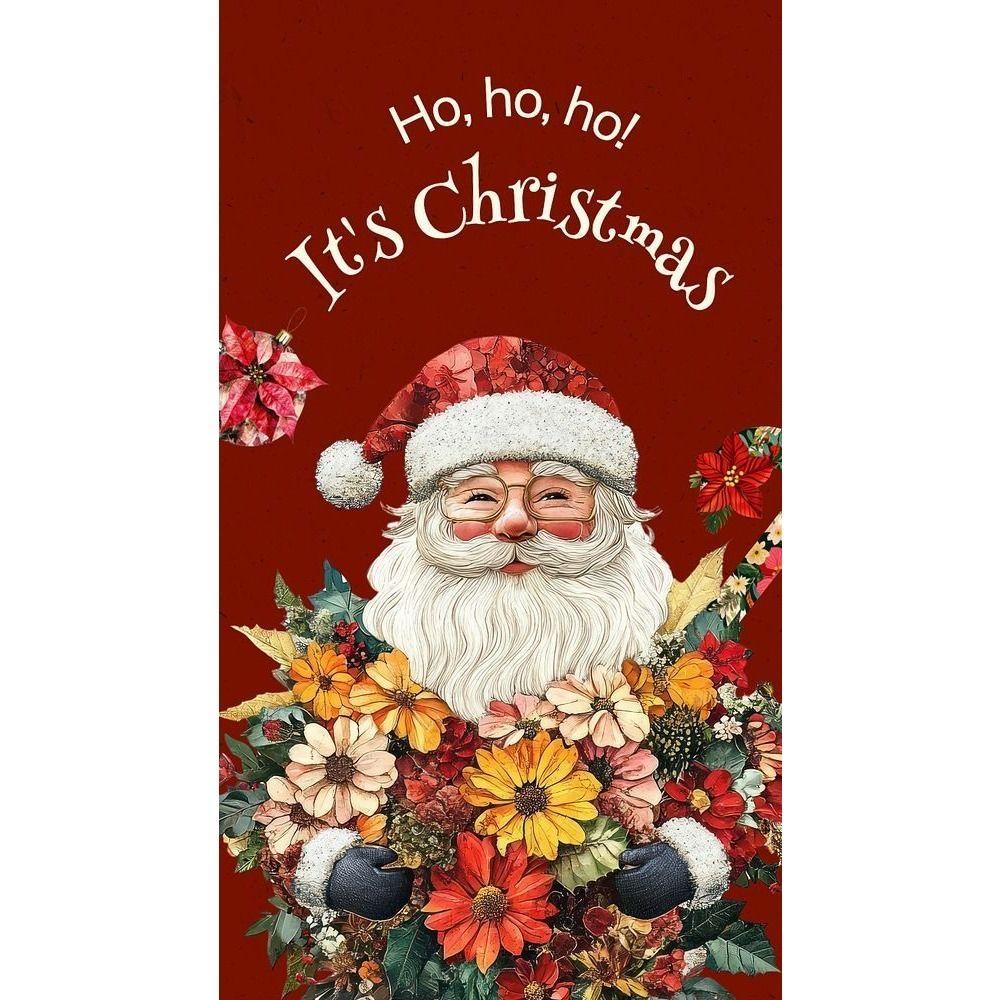 Vintage Christmas Metal Tin Sign Home Festive Wall Decor