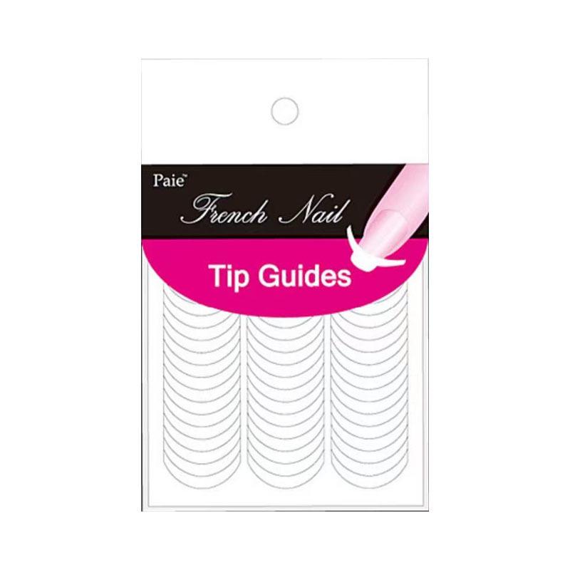 Nail Art Stickers: Smile, Wave, V & Crescent Shapes for French Manicures