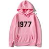 High Street 1977 Printed Couple Hooded Sweater Pullover Trendy Top Couple