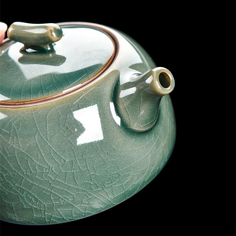 Ceramic Teapot manual Chinese ice crack split teapot can raise Xishi tea pots household Kung Fu tea pot Kung Fu Teapot Tea Cup