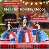Goose Outfit Set for Porch Decoration 23 Inch Goose Costume with Tutu Skirt Hat and Bandana for Holiday Seasonal Display