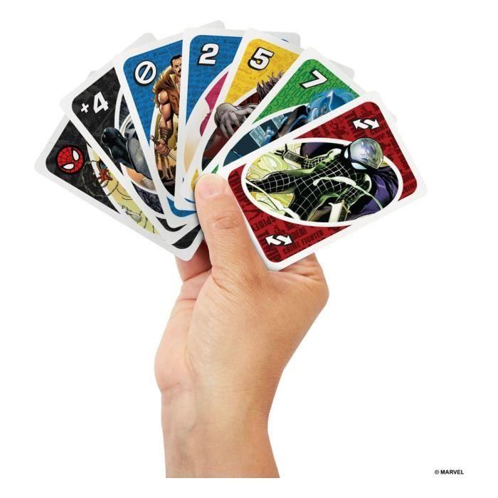 Jeu De Cartes - MATTEL - HXY08 - 2-10 Joueurs - À Partir De 7 Ans - Licence Marvel