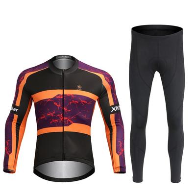 Breathable Riding Bicycle Jerseys Cycling Clothing Set Quick Dry Men Long Sleeve Bicycle Clothes Suit Wear Tights