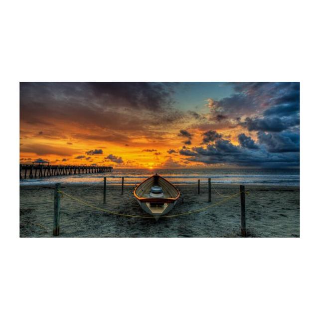 Sunset Beach View Canvas Paintings On The Wall Art Posters and Prints Landscape Nordic Art Pictures Home Wall Decoration Cuadros