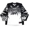 Vintage Hip Hop Graphic Print Loose Fit Long Sleeve T-Shirt Men Casual Streetwear