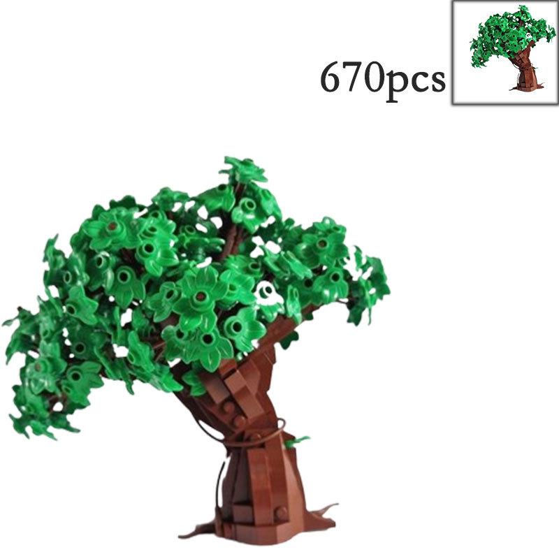 Model MOC Creative Building Blocks Forest Series DIY Tree Models Premium ABS Plastic Toys Educational Gifts for Kids & Adult