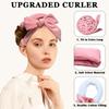 Non-Toxic 3Pcs Sleeping Soft No Heat Curling Headband Overnight Waves Heatless Velvet Hair Curlers For Long All Hair Types