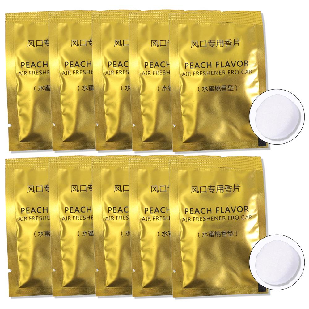 Fragrance Tablets for Car Vents Universal Air Freshener Auto Air Outlet Aromatherapy Clip Perfume Diffuser Fragrance Supplement