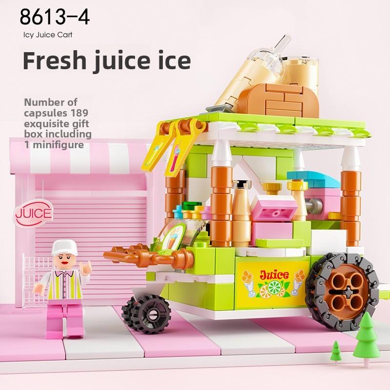 Yellow Crane Tower Chinese Style Building Blocks Kit With Abs Plastic For Kids Diy Creative Play