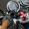 Motorcycle Anti-Theft Key Lock Helmet Holder Black