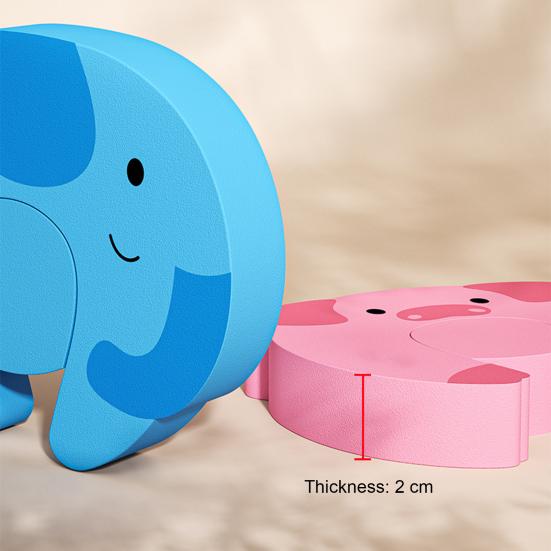 Door Pinch Guard Cute Animal Designs Door Slam Stopper with Adhesive Shock Absorption Wall Protector Door Stopper for Baby Safety
