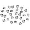 20/50Pcs/Pack Stainless Steel Flower Tree Leaf Round Beads Caps For Handmade DIY Jewelry Making Bracelet Necklace Accessories