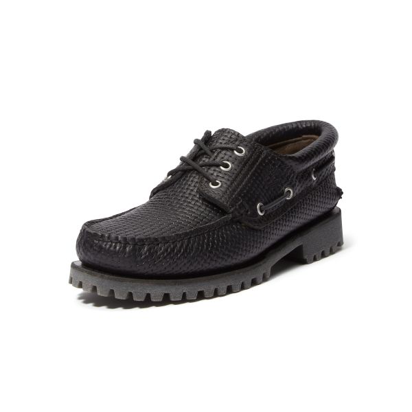 Timberland Authentic Travel Outdoor Comfortable Versatile Boat Shoes Men Shoes Black A2PDQA3L