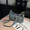 Denim Sewing Fashi Shoulder Bags Multiple Pockets Thread Women's Bags 2026  Leisure Versatile Women's Handbags