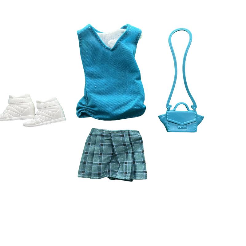 

Пикантный модный набор для девочки: Включает Обувь, Сумку, Аксессуары и Кукольную одежду в уличном стиле.