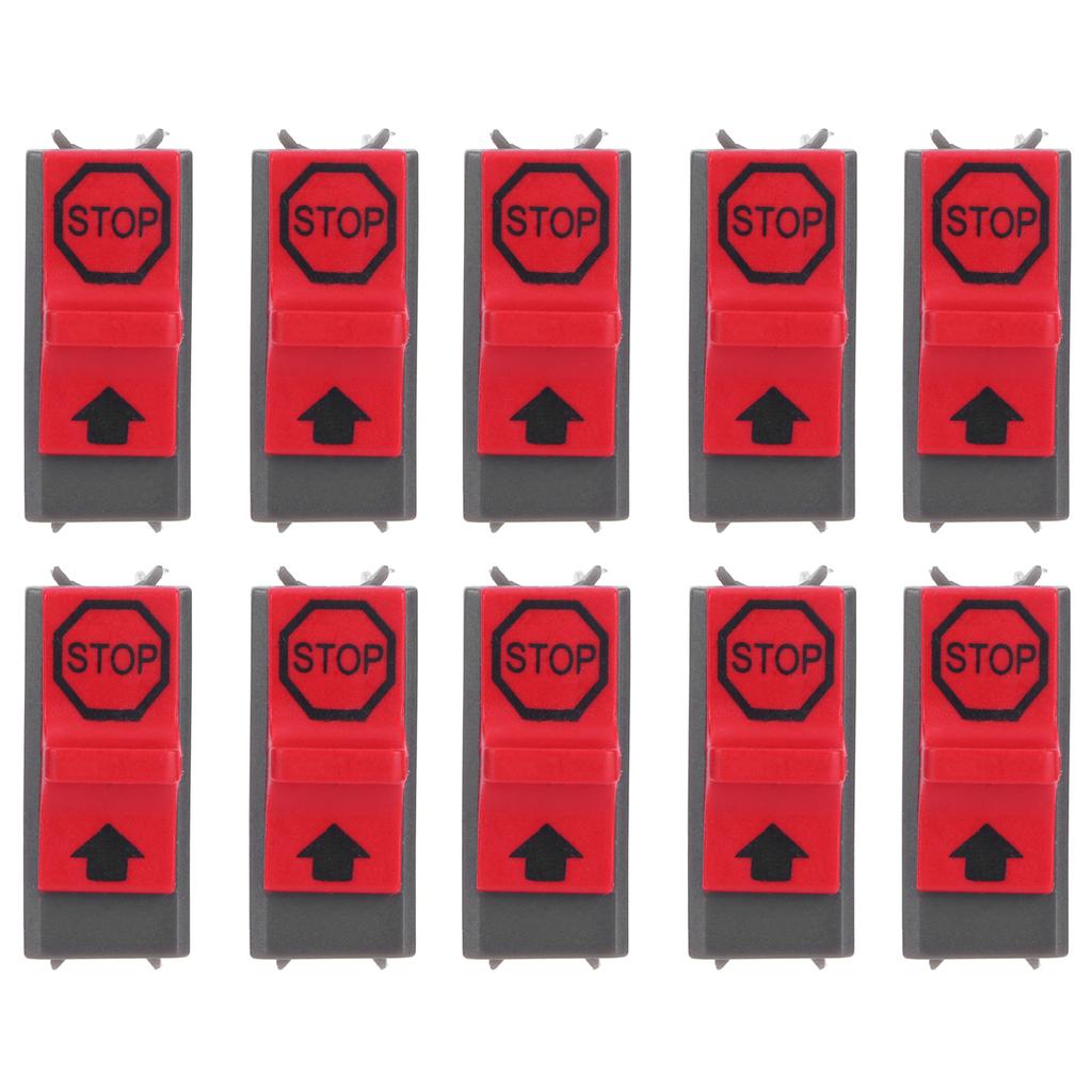 10Pcs On Off Stop Switch for Husqvarna 137 142 36 41 42 136 50 51 55 61 141 266 268 272 281 288