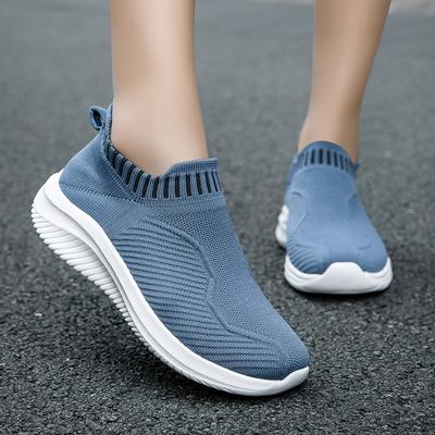 Damen Laufschuhe Atmungsaktive Mesh-Schuhe Outdoor Freizeit-Sneaker Rutschfeste Tennisschuhe Sportlicher Walking-Schuh Ultraleichte Flats