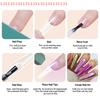 550pcs Semi-matte Fake Nails NO Polishing Press On False Nails Medium Short Design Nail Tips Salon Home DIY Fake Nail Extension