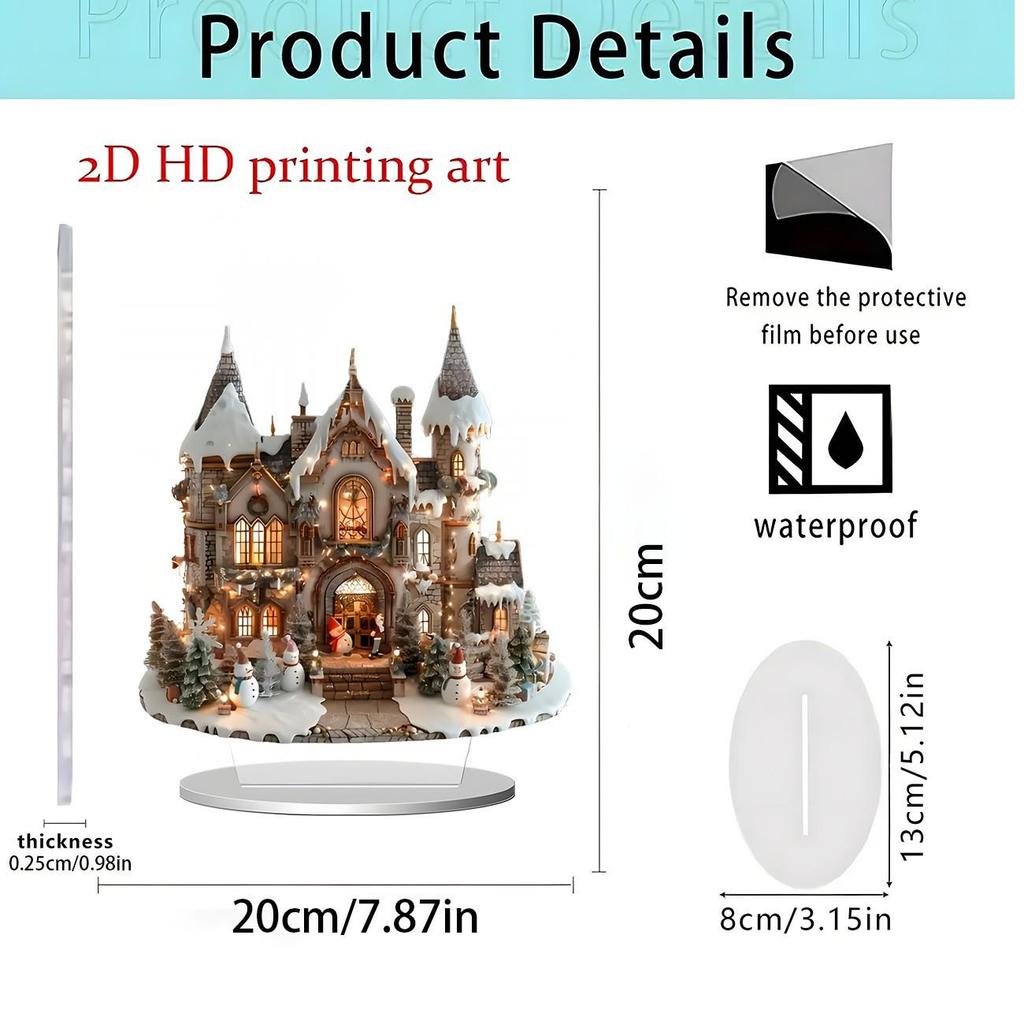 2D Acrylic Christmas Ornaments - Creative Holiday Crafts Series