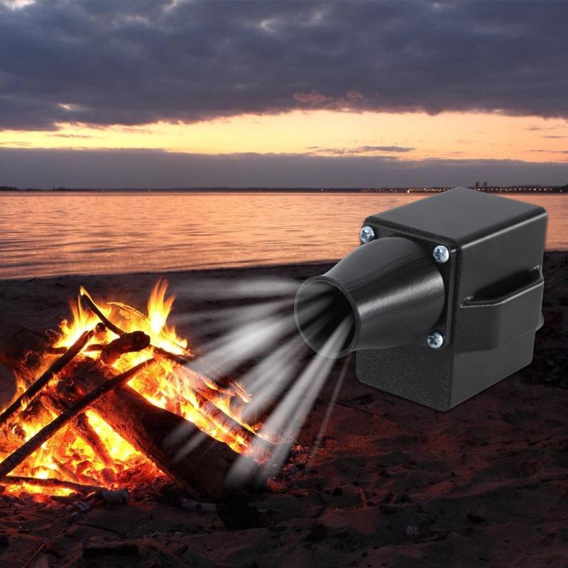 High Speed 16000RPM Barbecue Fan With Type C 5V3A & DC5.5x2.1mm12V2A Input Use for Outdoor Cooking Charcoal Grill