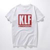 The Klf Communications Letter Printed Unisexs Unisex T Shirt Tshirt 2024 New Short Sleeve O Neck Cotton Tshirt Tee Camisetas Hombre