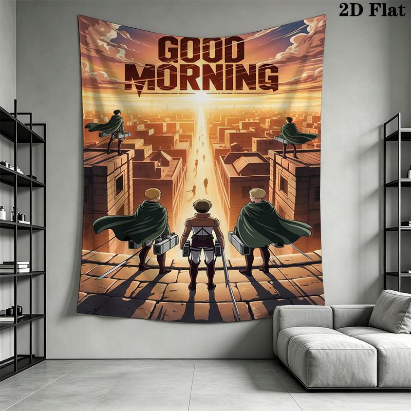 Dark Warrior Tapestry Bold Art Space Tapestry Background Cloth Wallmounted Work Of Art Home Decor Homestay Soft Decoration Tapestry