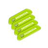 4PCS Car Door Safety Warning Reflective Mark 3D Sticker Car Accessories for Honda Fit Jazz Civic Accord Pilot Passport Stepwgn CRV BRV HRV Insight