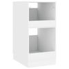 White Laundry Cabinet with Storage 50 x 68 x 102 cm Engineered Wood