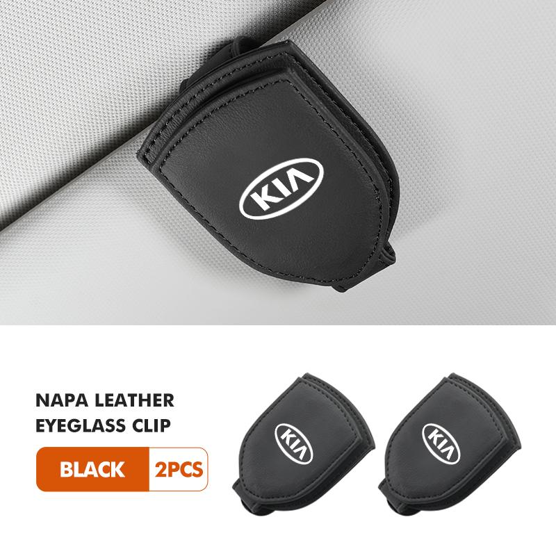 Car Glasses Holder Sun Visor Sunglasses Clip Card Accessories For KIA Ceed Sportage Rio K5 K2 Optima Cerato Proceed Venga