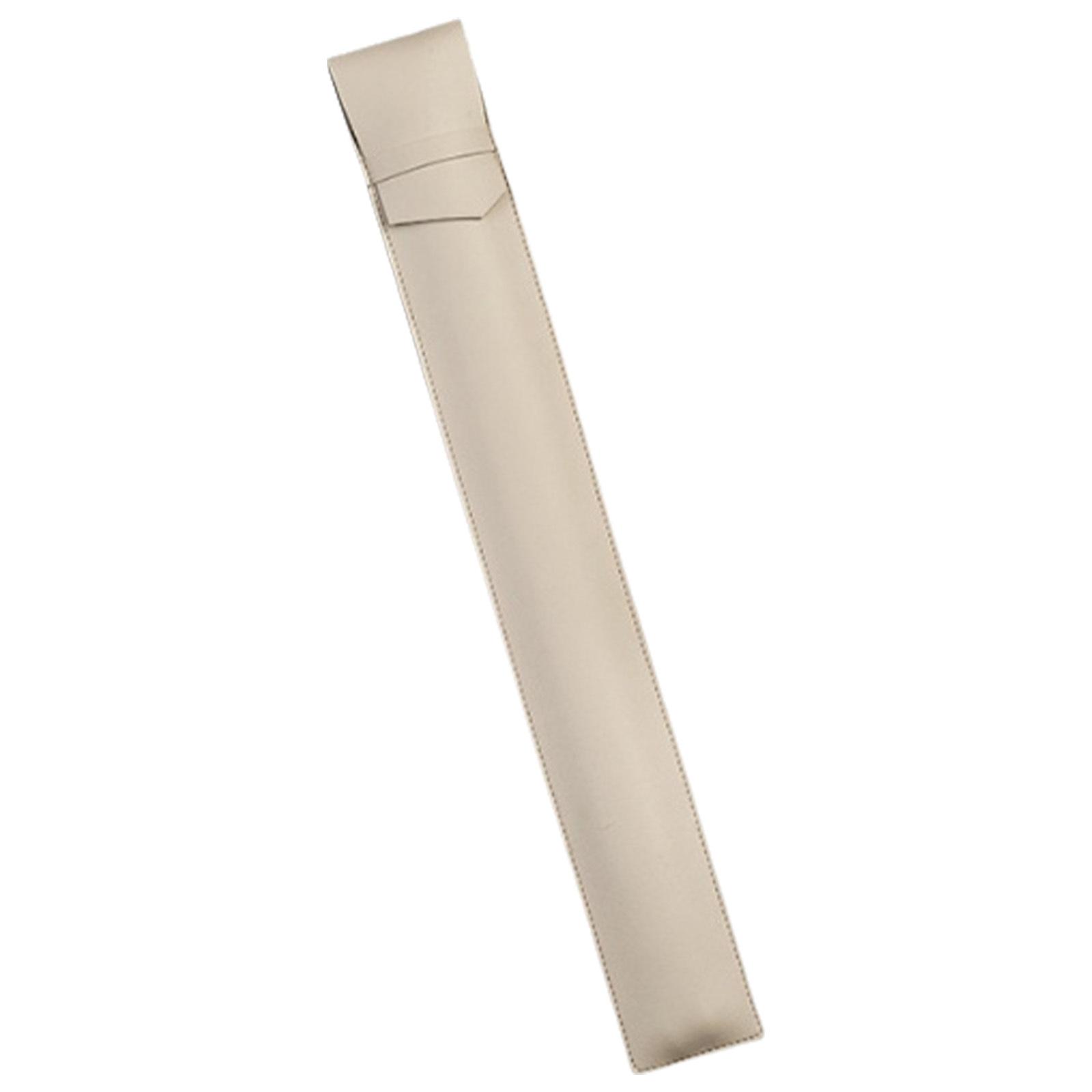 

1 шт. Портативный держатель для барабанных палочек из ПУ кожи - Чехол для хранения барабанных палочек, аксессуар для барабанщиков и музыкантов One Size бежевый