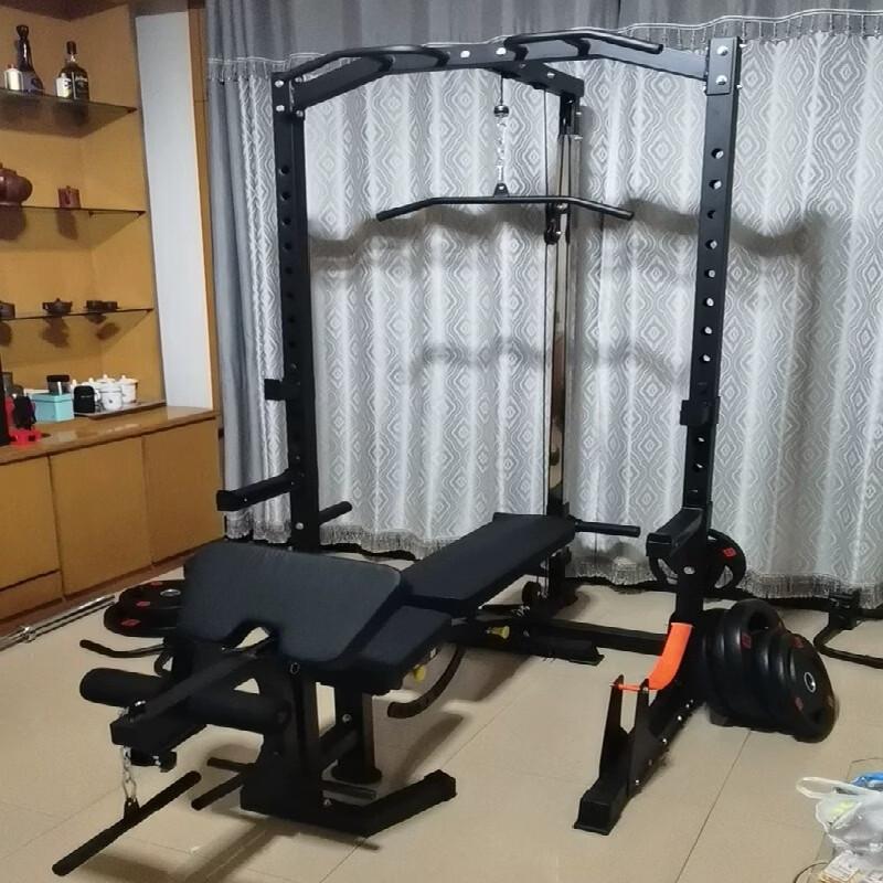YANBO Weightlifting Bench & Squat Rack System