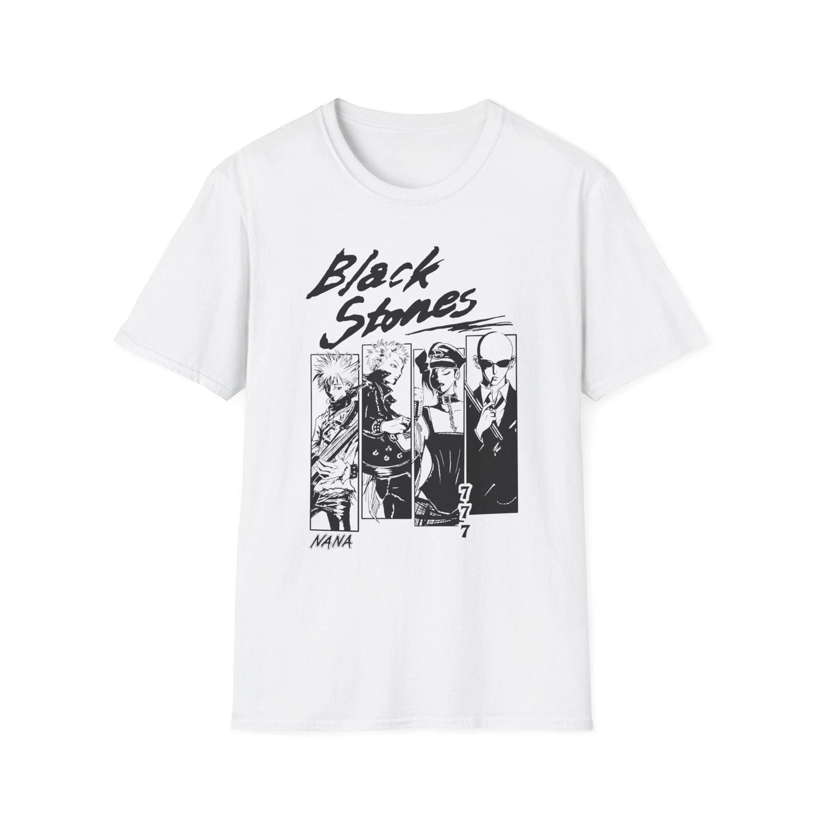 Black Stones Nana Anime Graphic Tee | Nana Fan Gift T-Shirt S