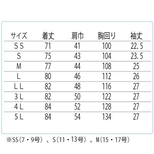 Work Short Striped Eco Mark RCS433 4L [Midori Anzen] Clothes, Sleeve, Shirt, Unisex, Antistatic, Certified, Top, Blue,