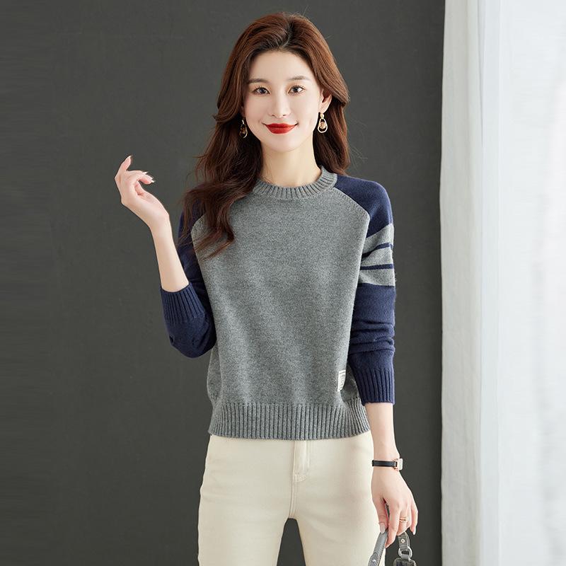 2024 Trendy Women's Thickened Short Sweater – Spring & Autumn Low Collar Petite Inner/Outer Wear