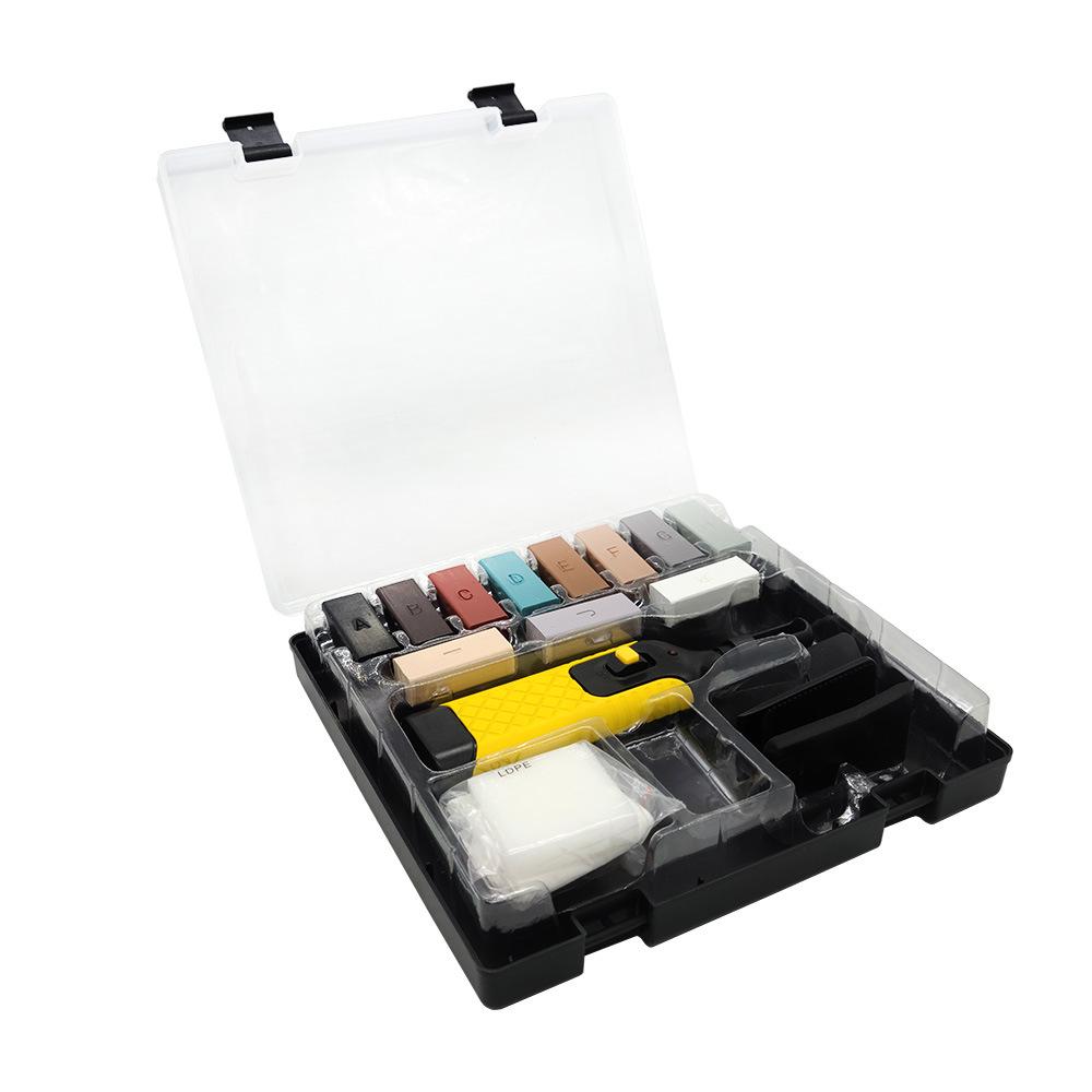 Wood Floor Dent Repair Kit: 16&20PC Wax Blocks & Soldering Iron
