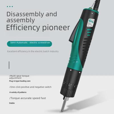 Electric Adjustable Torque Wired Screwdriver Set with Industrial Brush