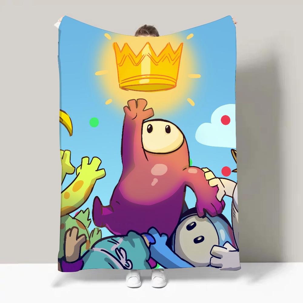 Game F-Fall Guys Blanket Design Lightweight  For Dorms, Naps, Living Room, Office,Sofa,All-Season