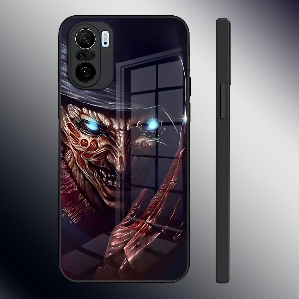 

Movie F-Freddy Horror K-Krueger Phone Case for Redmi 13 12 13c 12c Note 13 Pro Plus 11 12 Pro 10 12s 11s Tempered Glass Cover Redmi Note 13 Pro 5G