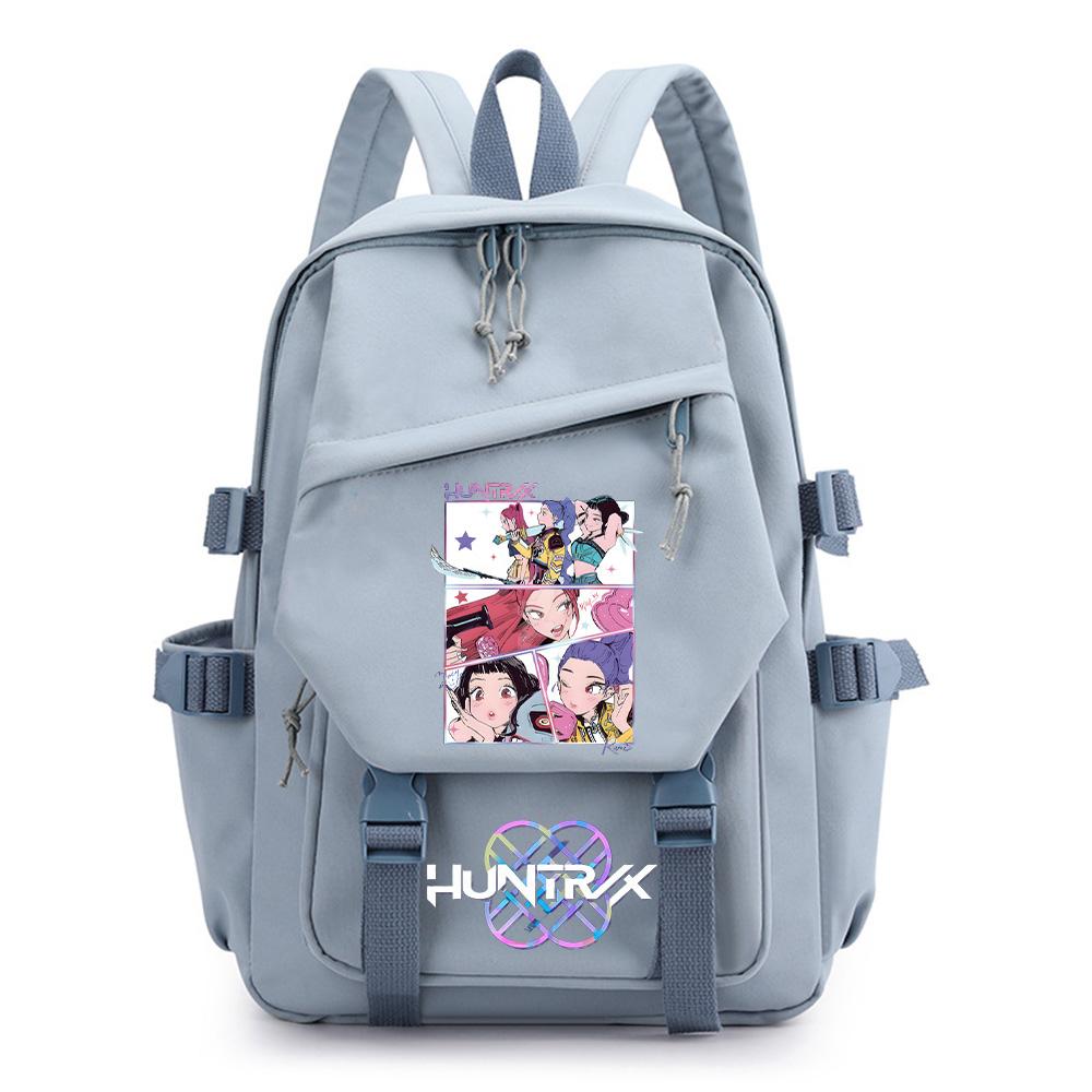 Anime Kpop Dämonenjäger Bedruckter Rucksack für Teenager Jungen Mädchen Schultasche Kinder Schüler Buchrucksack Damen große Kapazität Reisetasche Kindergeschenk Mochila