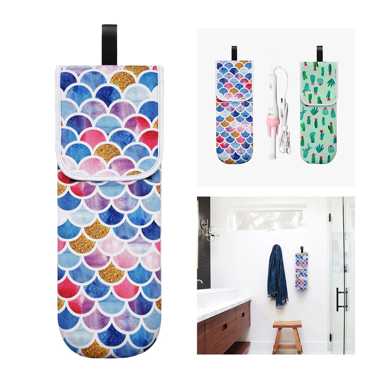 

Neoprene Curling Iron Holder Bag Case Storage Bag for Straightener Curler Heat Resistant Neoprene Curling Iron Holder Cover фіолетовий