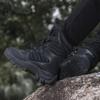 Fashion Men's  Tactical Boots Outdoor Hiking Shoes for Men Anti-slip Desert Combat Wear-resistant Boots Male Solid Color Snow Boot Hot