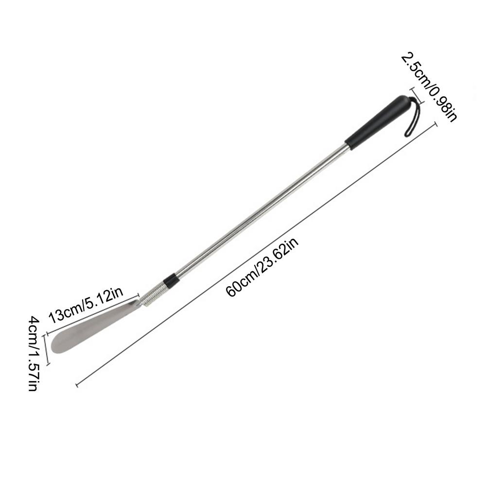 

Long Handle Shoe Horn retractable Spring stainless steel Household shoe puller shoe assistant suitable for men women elderly