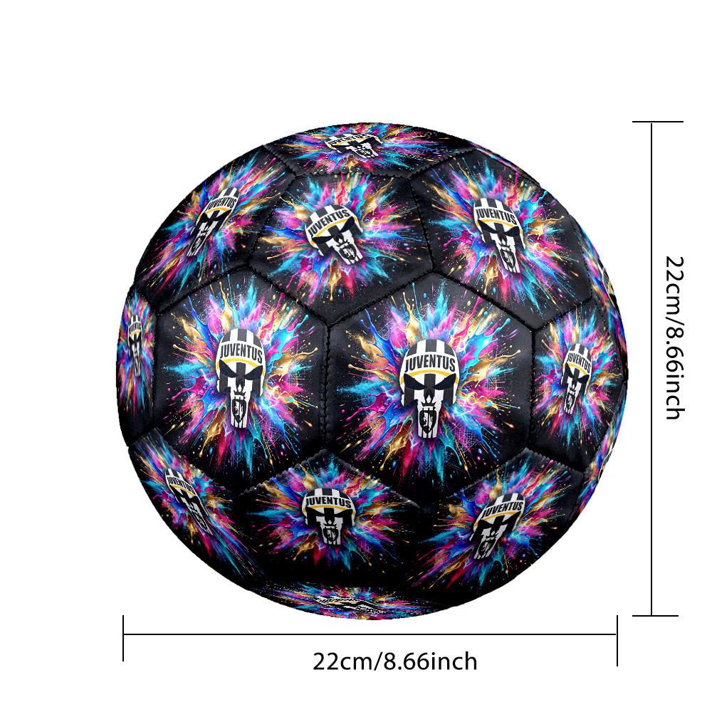 Pallone da calcio a tema Juventus FC Taglia 5 Pallone da calcio Tocco Morbido Pallone da calcio Professionale per Allenamento per Sport all'Aperto
