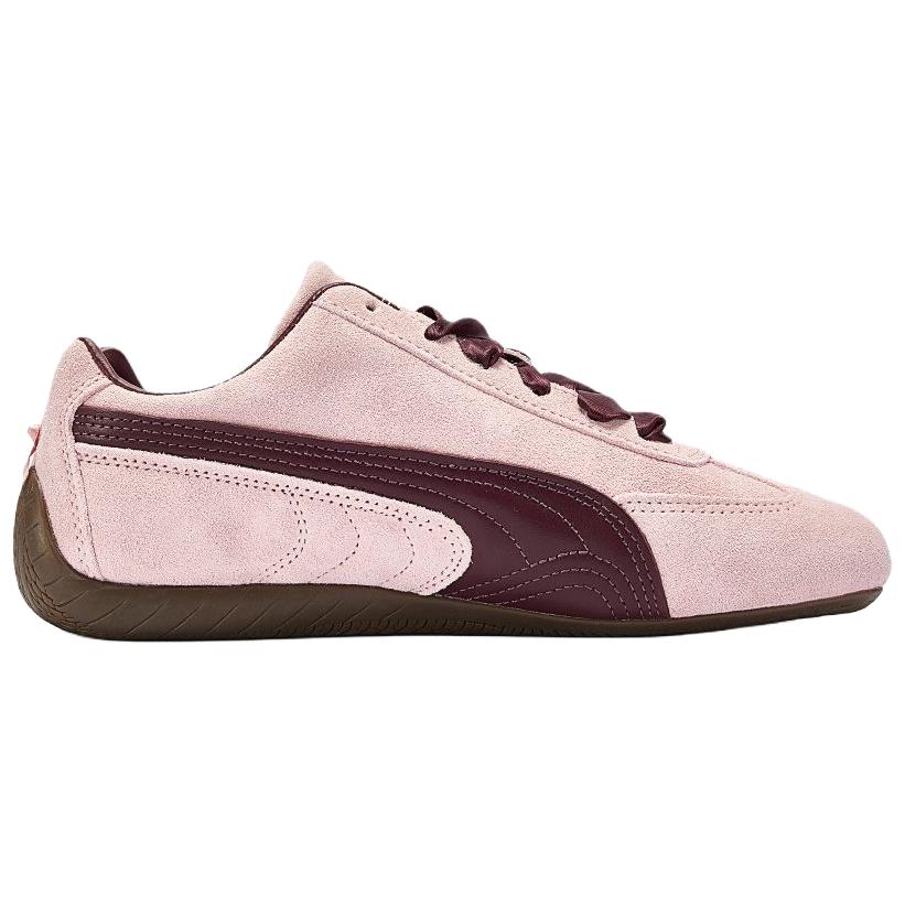 Puma Camiseta de Corrida Speedcat Laço Romântico Ajuste Confortável Estilo de Vida Calçados Casuais Tênis Feminino Rosa-Choque 408177-01