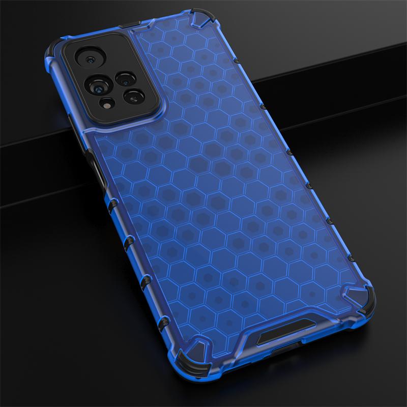 Shockproof Transparent Case For Redmi Note 11 Pro Plus 5G Honeycomb Armor Case Redmi Note 11 Pro Plus 5G Case For Redmi Note 11S