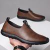 FashionSoft Sole Leather Loafers for Men Spring Autumn Recreational Driving Shoes Male Fashion Casual Non-slip Business Men Dress Shoes