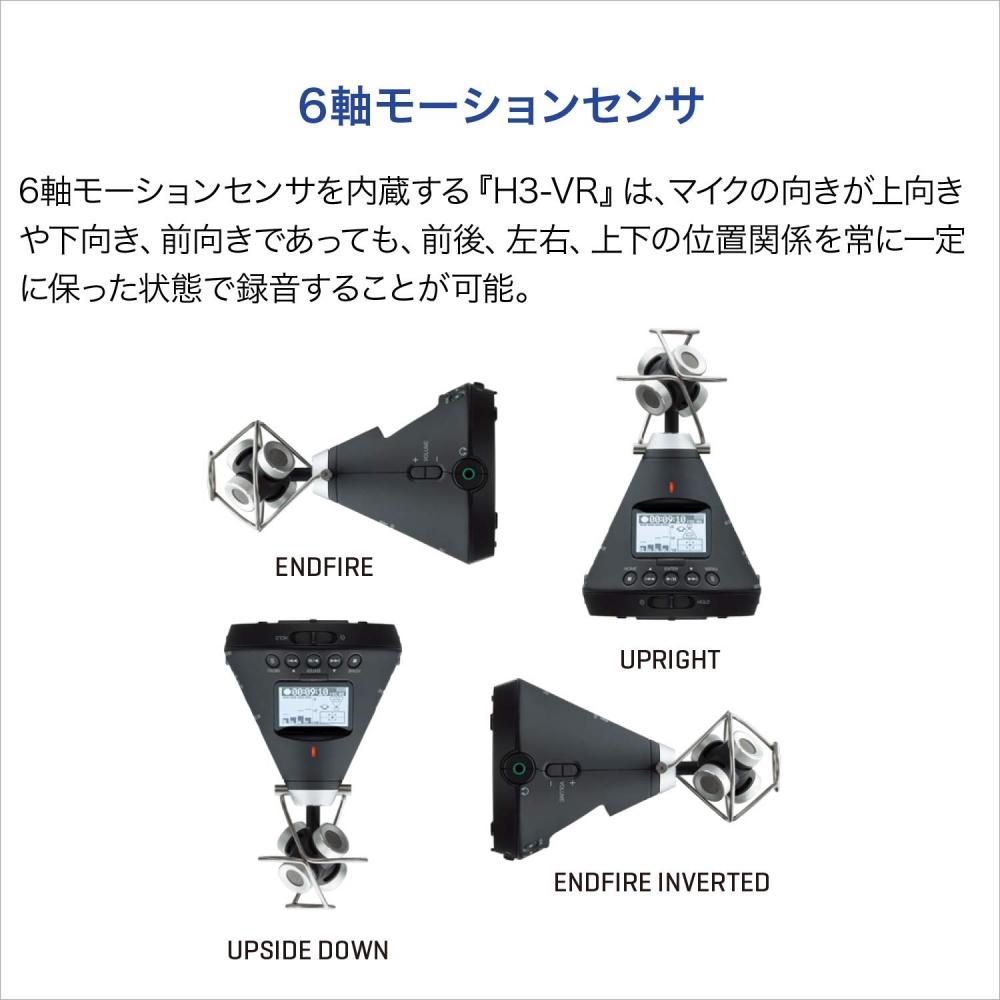 Zoom Zoom Handy Recorder Binaural VR Spatial Audio 360º Omnidirecional Gravação de Som WEB Conferência Microfone Videoconferência ASMR H3-VR