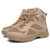 Autumn and winter anti-skid belt steel claws large size military boots outdoor boots rock climbing high-top mountaineering boots men's snow